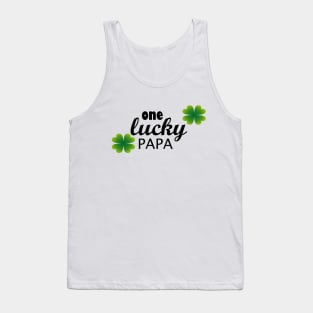 One lucky papa Tank Top